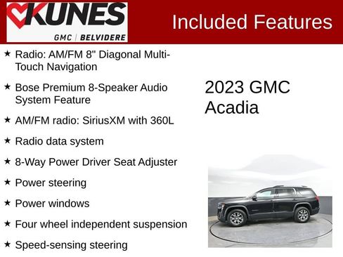Used 2023 GMC Acadia SLT AWD/4WD image 2