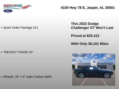 Used 2022 Dodge Challenger GT AWD/4WD image 8