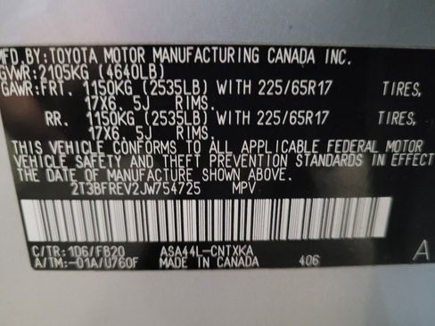 Used 2018 Toyota RAV4 LE w/ Carpet Mat Package AWD/4WD image 33