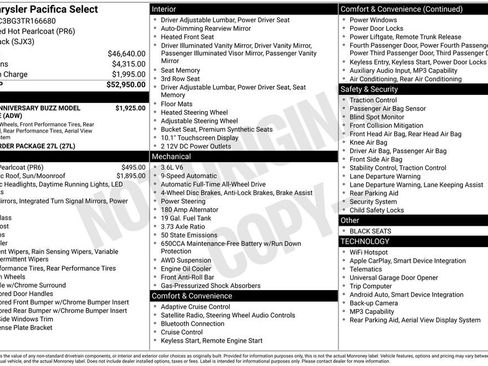 New 2026 Chrysler Pacifica Select image 6