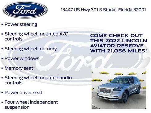 Used 2022 Lincoln Aviator Reserve image 30