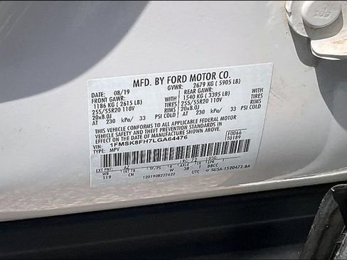Used 2020 Ford Explorer Limited AWD/4WD image 33