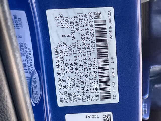 Certified 2024 Honda Civic Sport image 22