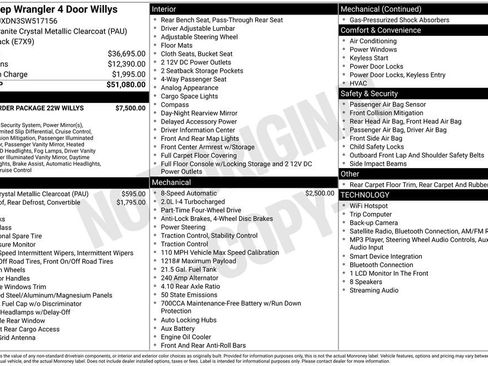 Used 2025 Jeep Wrangler Unlimited Sport AWD/4WD image 4