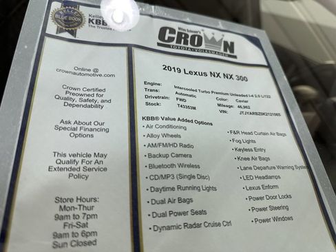 Used 2019 Lexus NX 300 FWD image 40