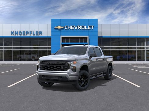 New 2026 Chevrolet Silverado 1500 Custom w/ Turbomax Blackout Package AWD/4WD image 8