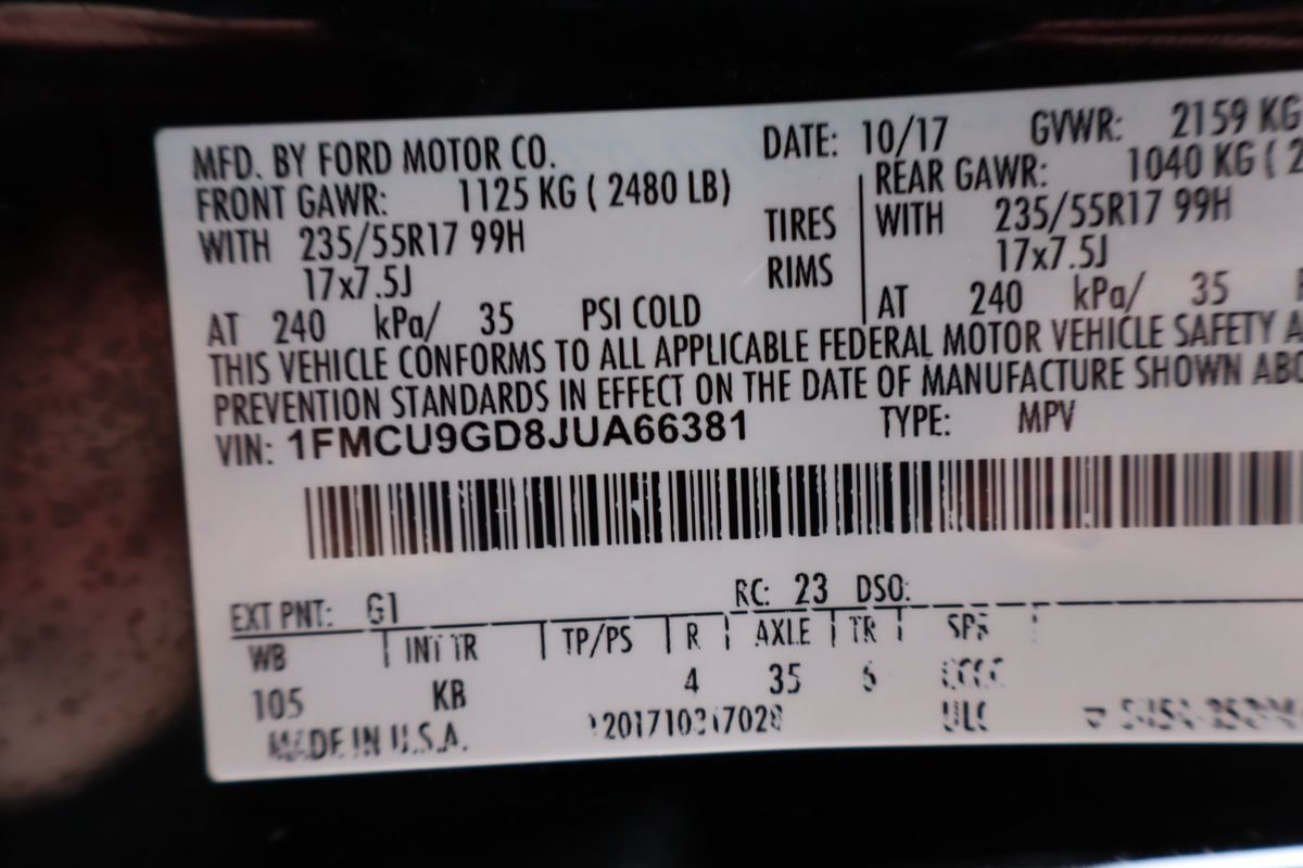 Used 2018 Ford Escape SE AWD/4WD image 46