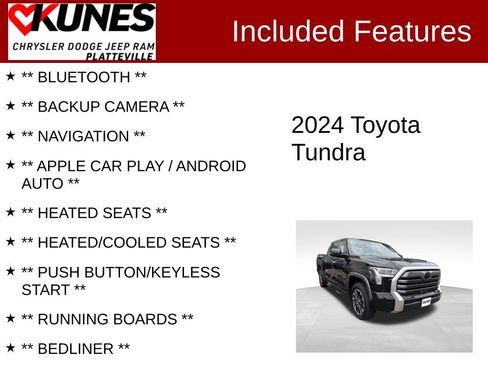 Used 2024 Toyota Tundra Limited AWD/4WD image 2