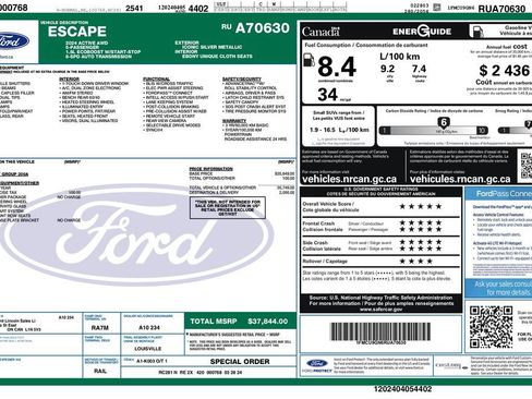 Used 2024 Ford Escape Active AWD/4WD image 3