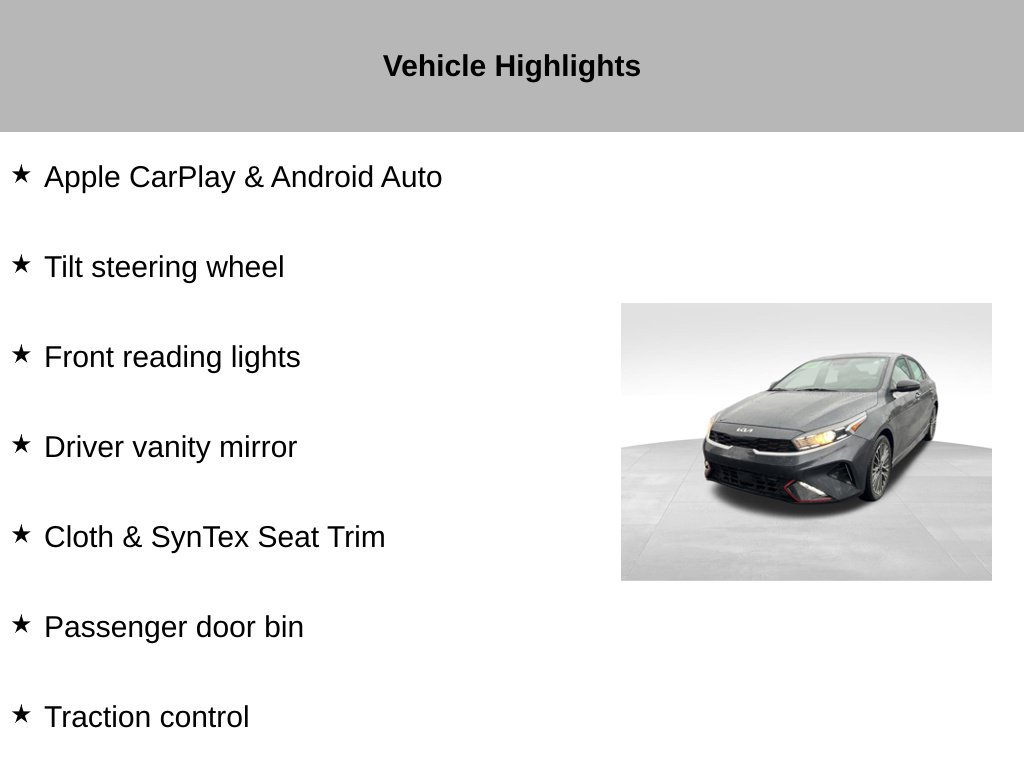 Certified 2024 Kia Forte GT-Line FWD image 55