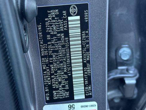 Used 2022 Toyota Camry LE image 27