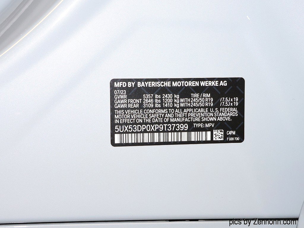 Certified 2023 BMW X3 xDrive30i w/ M Sport Package AWD/4WD image 38