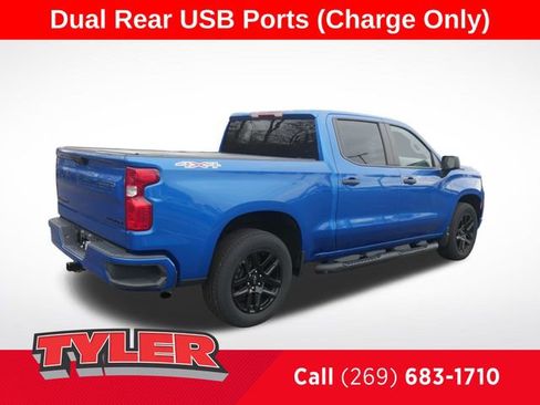 Used 2023 Chevrolet Silverado 1500 Custom w/ LPO, Dark Essentials Package AWD/4WD image 8