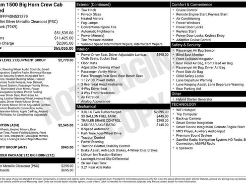 Used 2025 RAM 1500 Big Horn AWD/4WD image 9