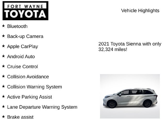 Used 2021 Toyota Sienna LE AWD/4WD image 7