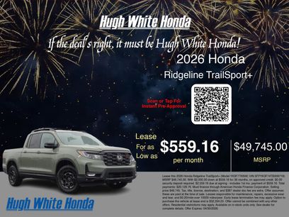 New 2026 Honda Ridgeline TrailSport+