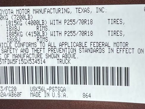 Used 2016 Toyota Tundra SR5 AWD/4WD image 37