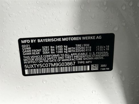Used 2021 BMW X3 xDrive30i w/ Convenience Package image 34
