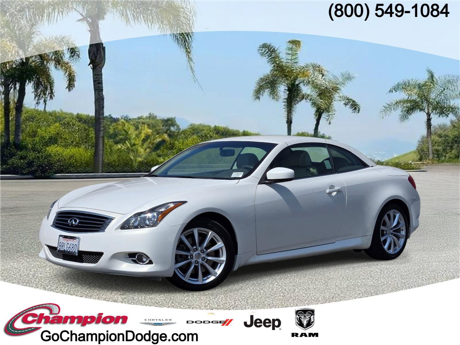 Used 2011 INFINITI G37 Convertible w/ Premium Pkg RWD image 1