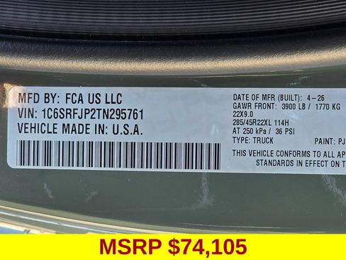 New 2026 RAM 1500 Laramie w/ Night Edition AWD/4WD image 44