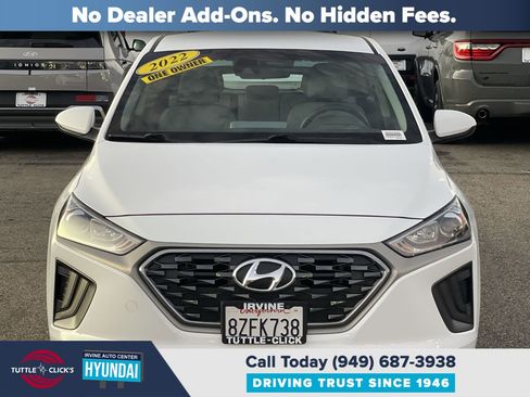 Certified 2022 Hyundai Ioniq Blue image 2
