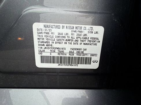 Used 2023 INFINITI Q50 Sensory AWD/4WD image 29