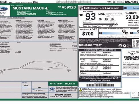 Used 2022 Ford Mustang Mach-E Premium AWD/4WD image 7