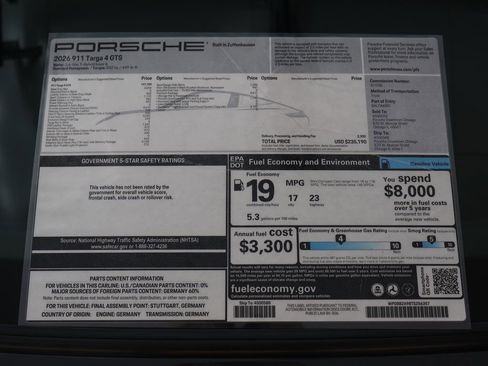 Used 2026 Porsche 911 Targa 4 GTS AWD/4WD image 45