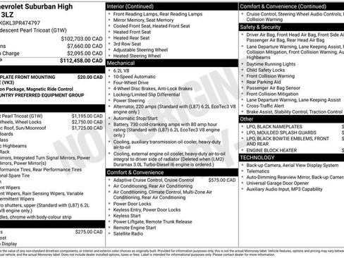 Used 2023 Chevrolet Suburban High Country AWD/4WD image 14