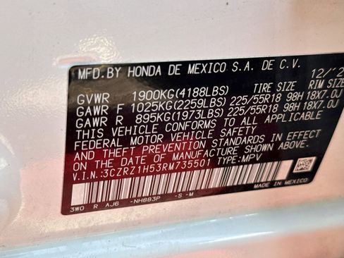 Certified 2024 Honda HR-V Sport image 21