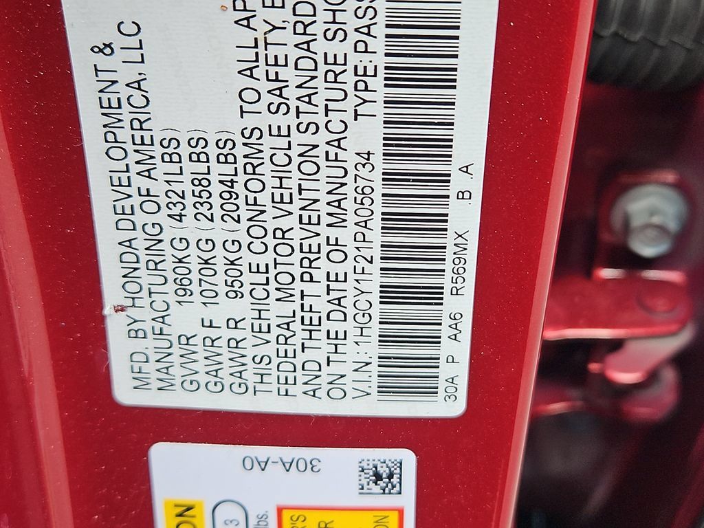 Certified 2023 Honda Accord LX image 14