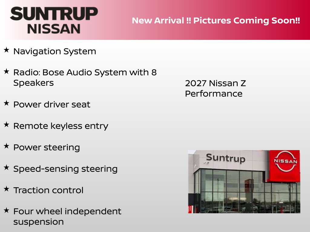 New 2027 Nissan Z Performance RWD image 3