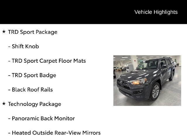 Used 2024 Toyota 4Runner TRD Sport w/ Technology Package AWD/4WD image 7