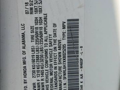 Used 2019 Honda Odyssey EX-L image 16