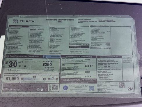 New 2026 Buick Encore GX Sport Touring w/ Advanced Technology Package FWD image 19