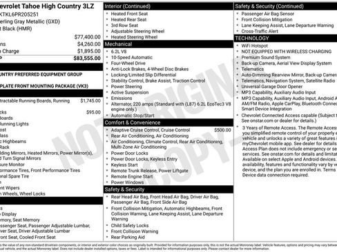 Used 2023 Chevrolet Tahoe High Country AWD/4WD image 49