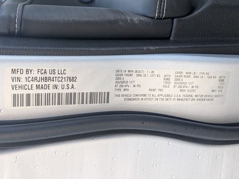 New 2026 Jeep Grand Cherokee Limited Reserve image 19