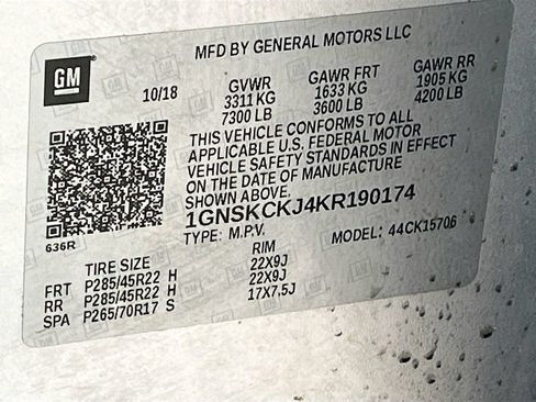 Used 2019 Chevrolet Tahoe Premier AWD/4WD image 35