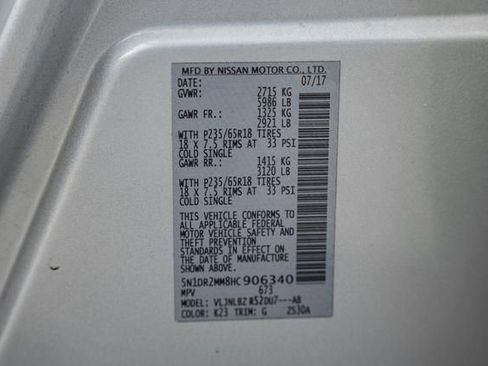 Used 2017 Nissan Pathfinder S image 35