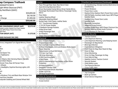 Used 2023 Jeep Compass Trailhawk w/ Trailhawk Convenience Group image 4