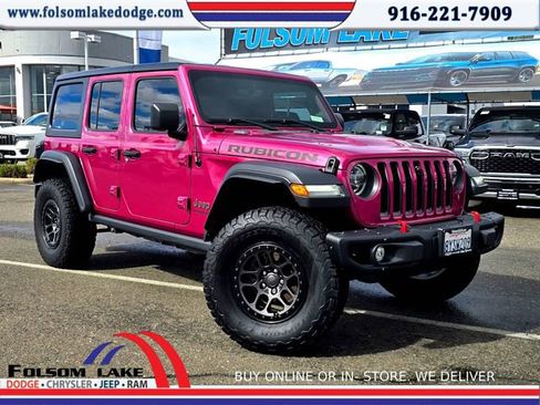 Certified 2021 Jeep Wrangler Unlimited Rubicon w/ Xtreme Recon 35" Tire Package image 1