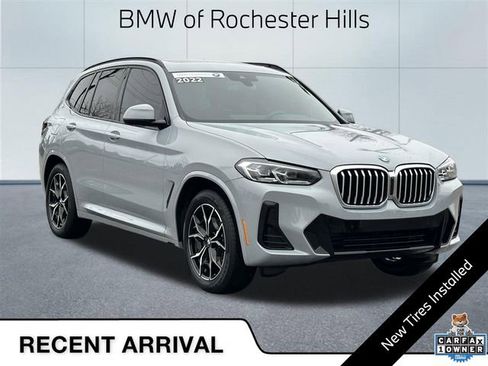 Certified 2022 BMW X3 xDrive30i w/ M Sport Package 2 image 1