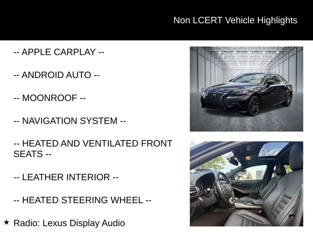 Used 2016 Lexus IS 200t RWD image 27