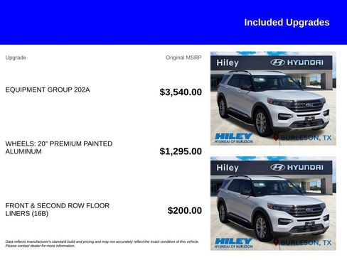 Used 2021 Ford Explorer XLT w/ Equipment Group 202A RWD image 5