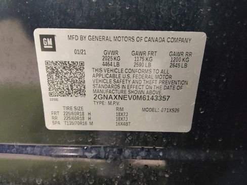 Used 2021 Chevrolet Equinox Premier FWD image 33