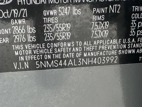 Used 2022 Hyundai Santa Fe Limited image 32