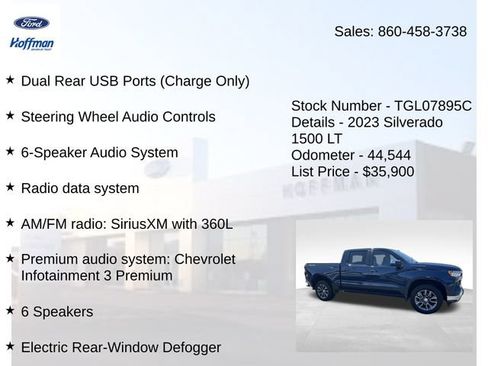 Used 2023 Chevrolet Silverado 1500 LT AWD/4WD image 15