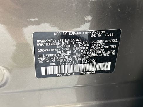 Used 2020 Subaru Forester Limited w/ Popular Package #3 AWD/4WD image 27