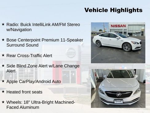 Used 2017 Buick LaCrosse Essence w/ Sights and Sounds Package FWD image 8