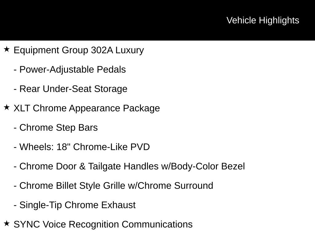 Used 2016 Ford F150 XLT w/ Equipment Group 302A Luxury RWD image 25
